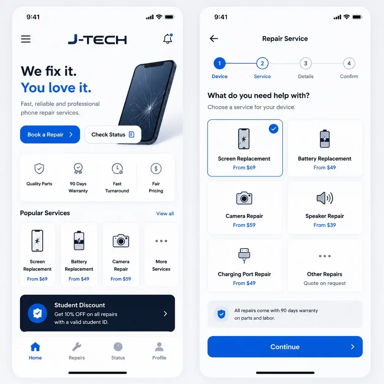 Example of a brand-focused website design built by VisOut